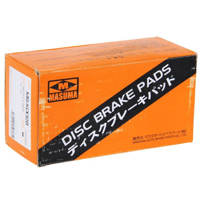 Колодки тормозные Masuma MS-K0028, передние