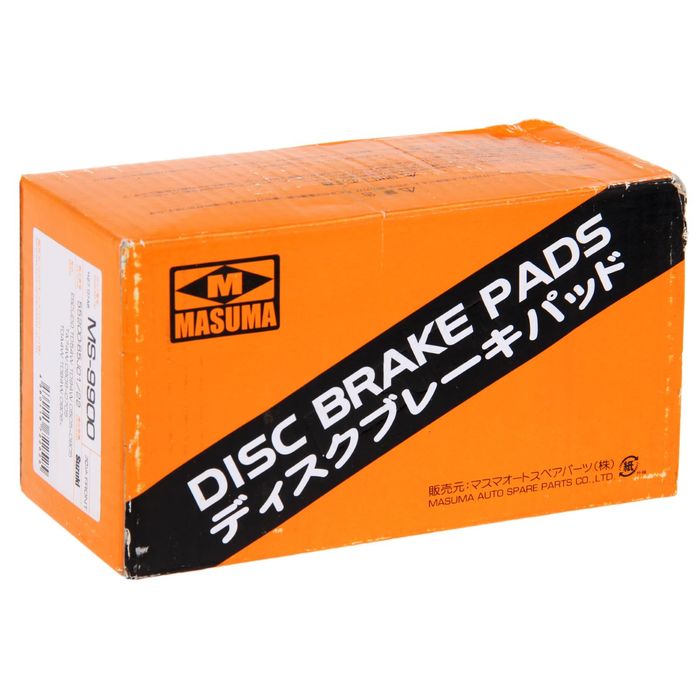 Колодки тормозные Masuma MS-9900, передние