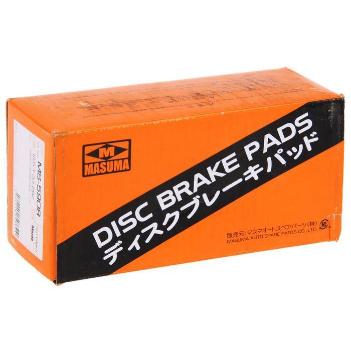 Колодки тормозные Masuma MS-5908N, передние