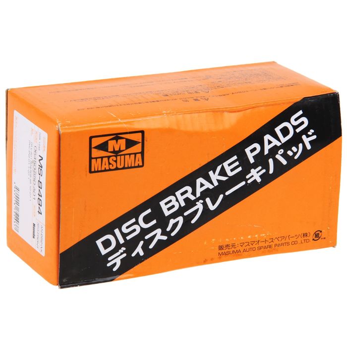 Колодки тормозные Masuma MS-8484, передние