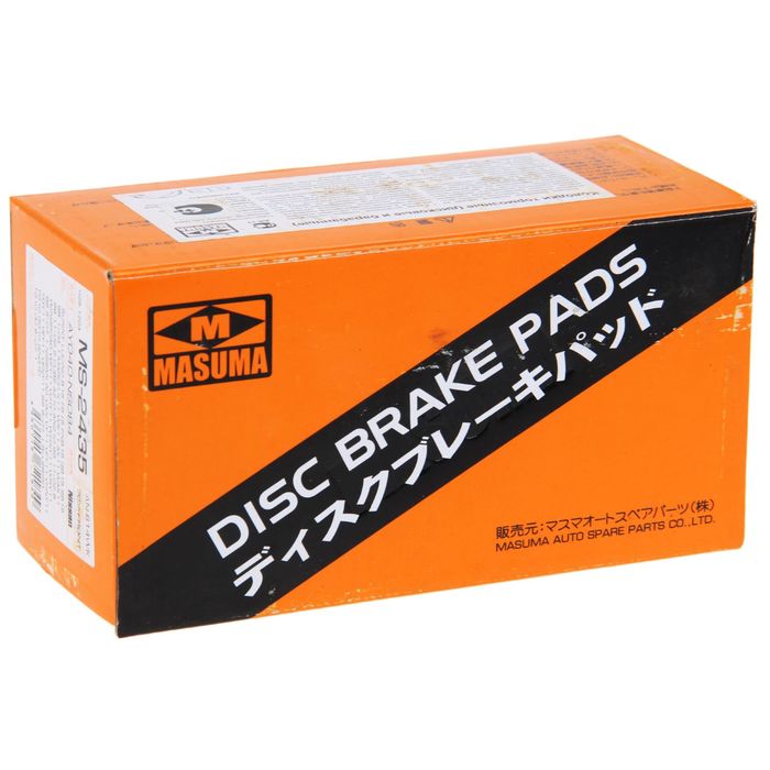 Колодки тормозные Masuma MS-2435, передние