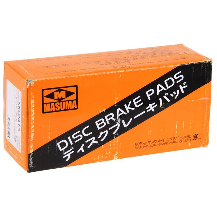 Колодки тормозные Masuma MS-2413, передние