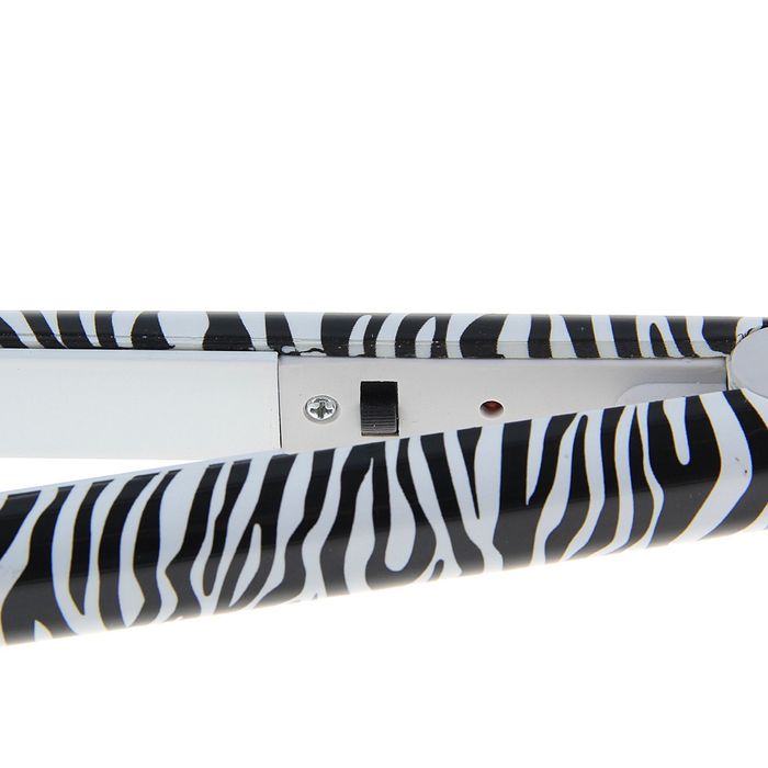 Выпрямитель мини LuazON LW-31, 25 Вт, керамические пластины, зебра