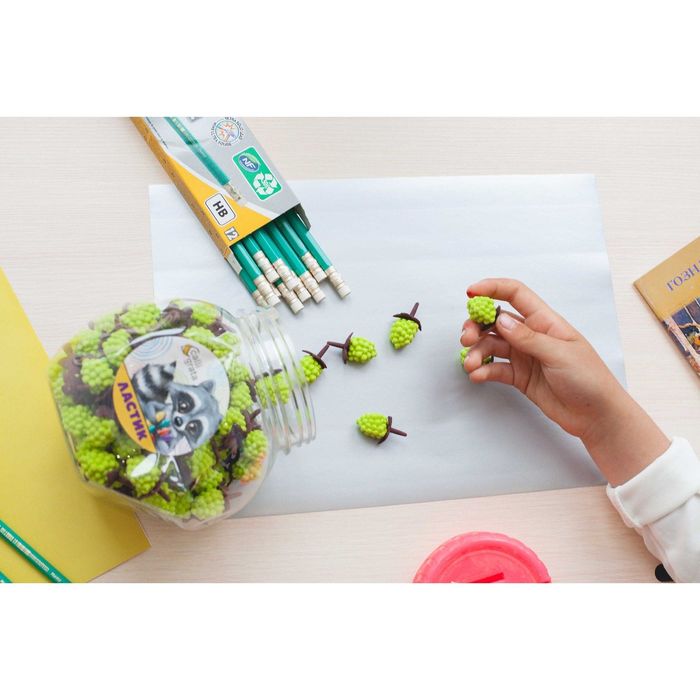 Ластик фигурный "Ежевика", МИКС