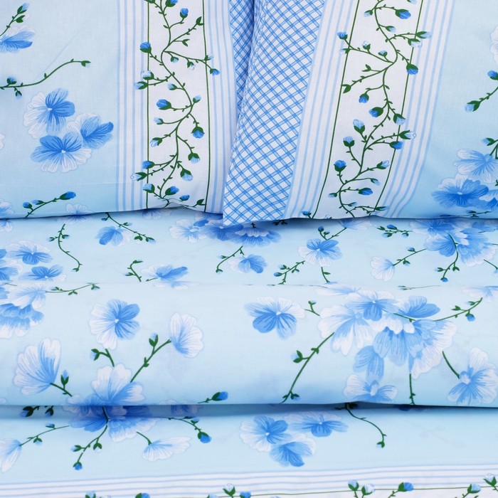 Постельное бельё "Этель" 2 сп., Нежность, размер 175х215 см, 200х220 см, 50х70 см - 2 шт., 100% хлопок, бязь, 125 г/м2