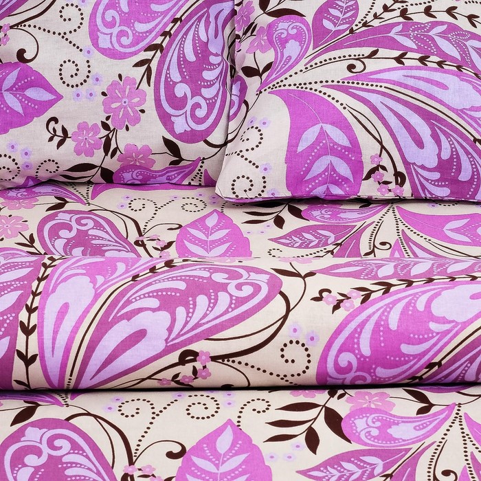 Постельное бельё "Этель" 2 сп., Жар-птица, размер 175х215 см, 200х220 см, 50х70 см - 2 шт., 100% хлопок, бязь, 125 г/м2