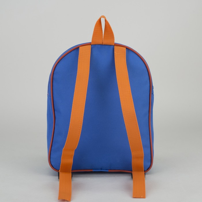 Рюкзак детский на молнии "Ракета", 1 отдел, 1 наружный карман, цвет голубой/синий