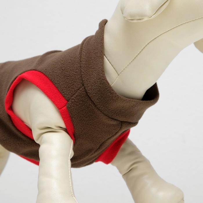 Жилет флисовый, XS (дс-17см, ош-20см, ог-26см), микс цветов