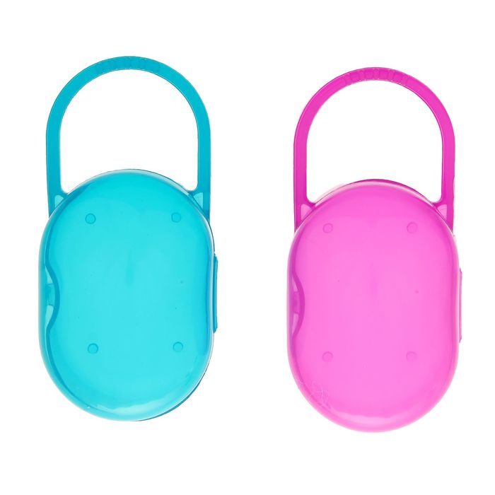 Футляр для пустышки, от 0 мес., цвета МИКС