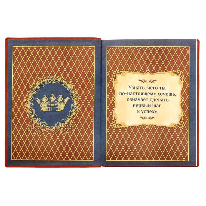 Ежедневник "История моего успеха", экокожа, 120 листов