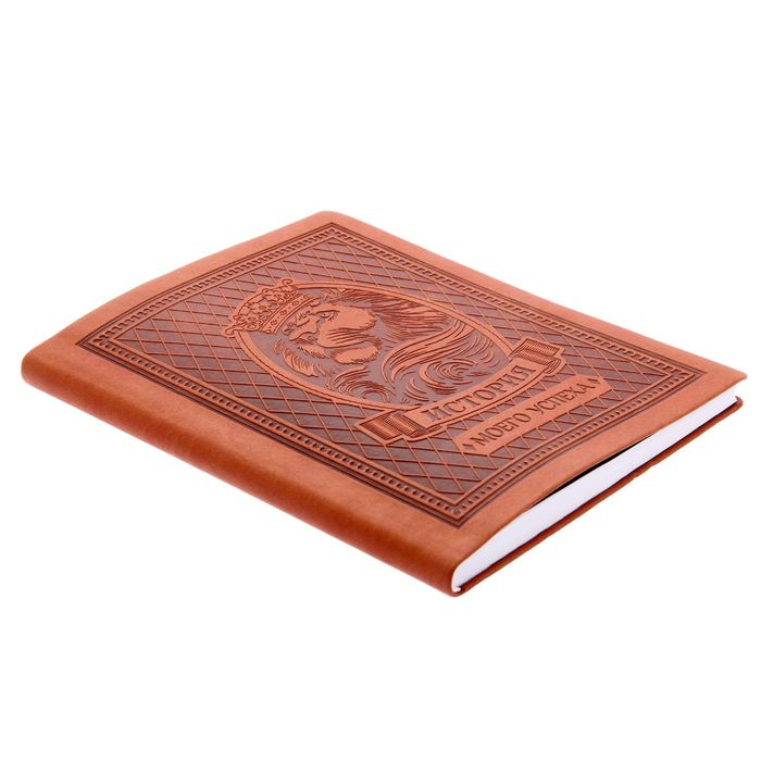 Ежедневник "История моего успеха", экокожа, 120 листов