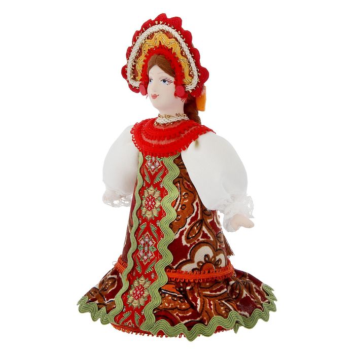 Сувенирная кукла "Женский традиционный костюм. Стилизация"