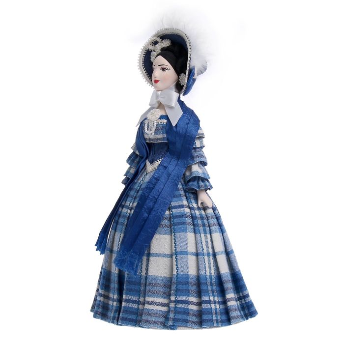 Сувенирная кукла "Дама в светском костюме 1-ой пол.19 в. Пушкинская эпоха"