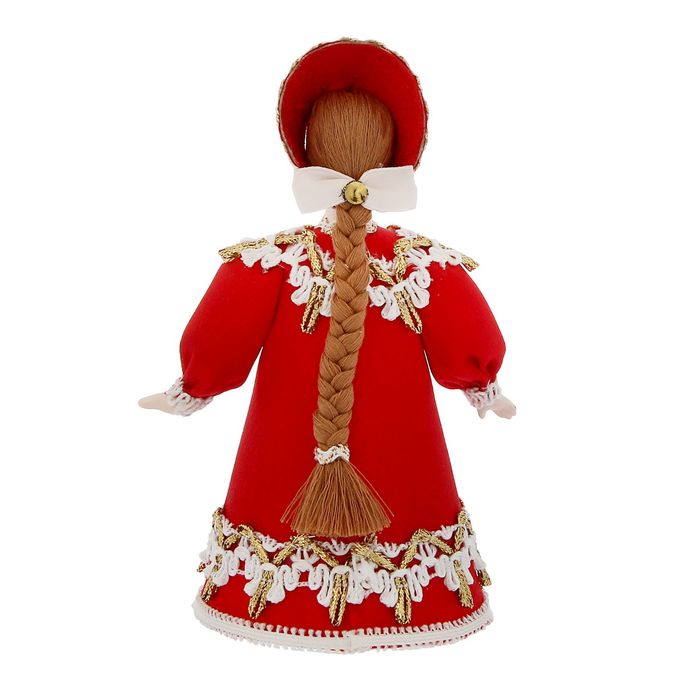 Сувенирная кукла "Девичий праздничный костюм. Архангельская область"