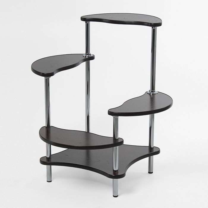 Полка для цветов "Оникс", цвет венге