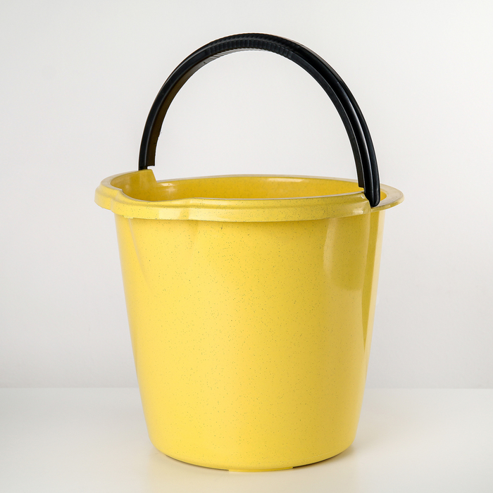 Ведро 10 л со сливом "Мерное", цвет МИКС