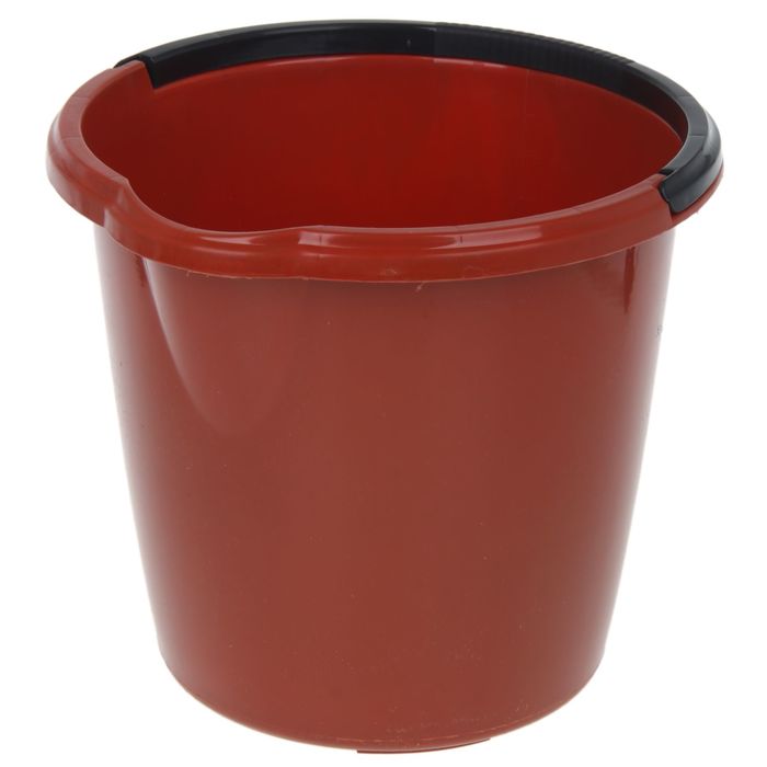 Ведро 10 л со сливом "Мерное", цвет МИКС