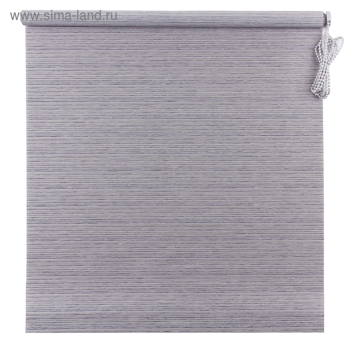 Штора рулонная «Зебрано», 60х160 см, цвет серый