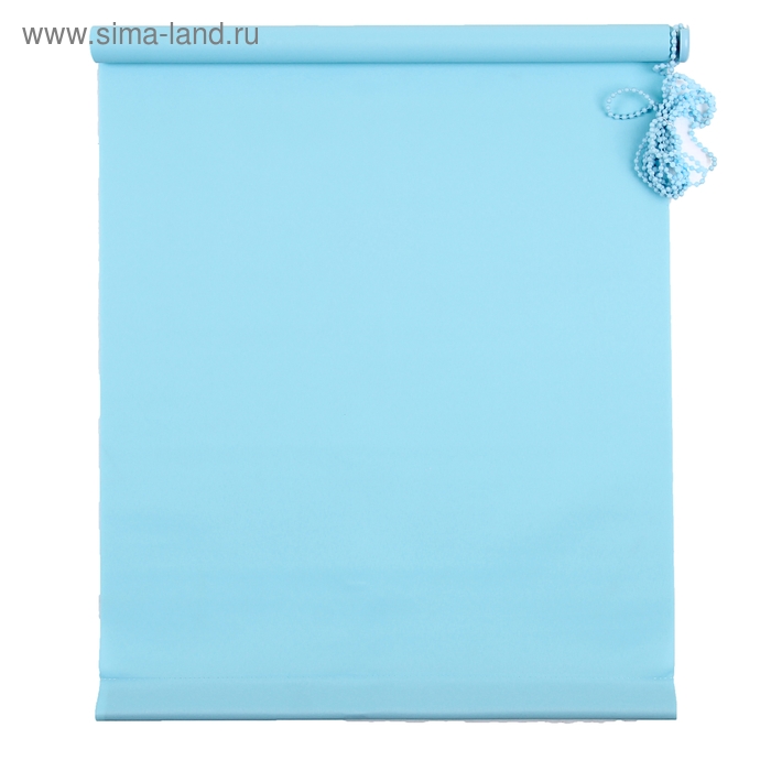 фото Штора рулонная «mj», 120 х 160 см, цвет голубой магеллан