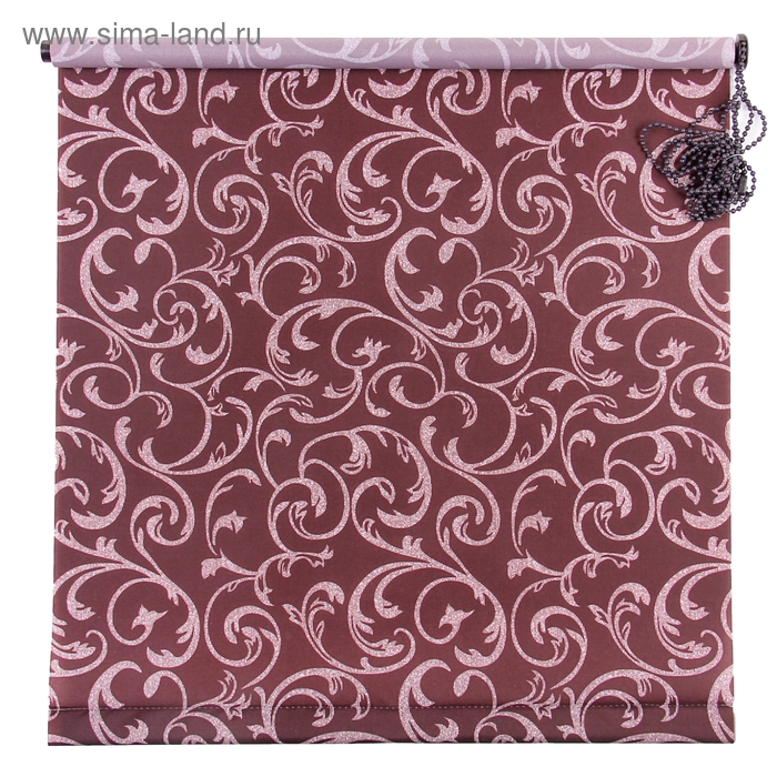 Рулонная штора «Англетер» 60х160 см, цвет шоколад штора рулонная таити 60х160 см цвет шоколад