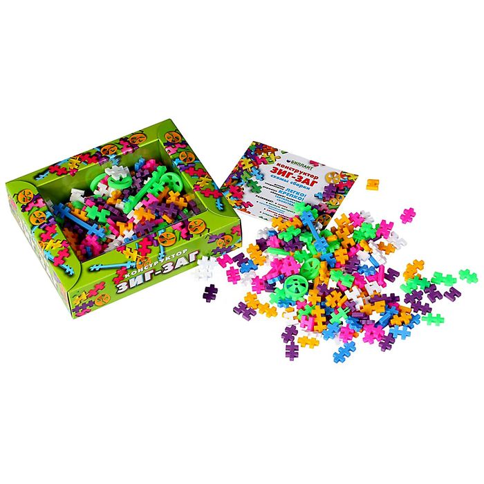Конструктор "Зиг-Заг" 250 деталей