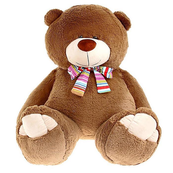 Мягкая игрушка "Мишка Олимп", цвет серо-коричневый