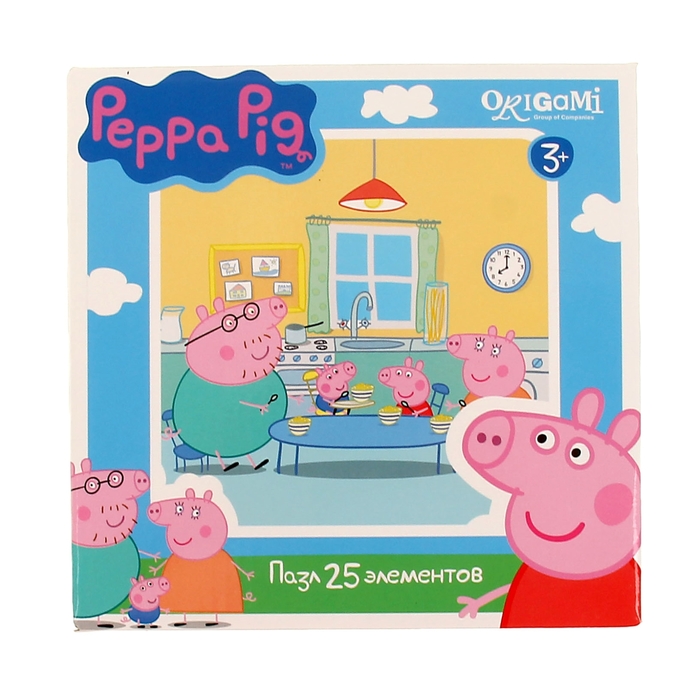 Пазлы "Ужин", 25 элементов