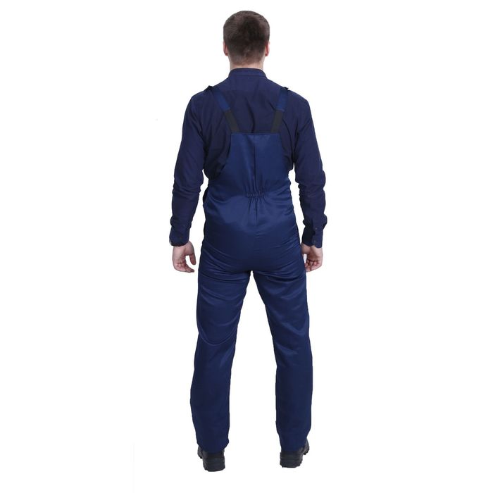 Полукомбинезон, размер 52-54, рост 182-188 см, цвет сине-васильковый