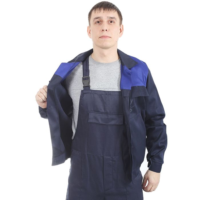 Костюм "ИТР", размер 52-54, рост 170-176 см, цвет сине-васильковый