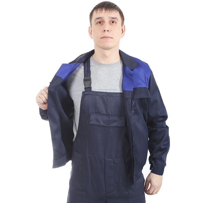 Костюм "ИТР", размер 52-54, рост 182-188 см, цвет сине-васильковый