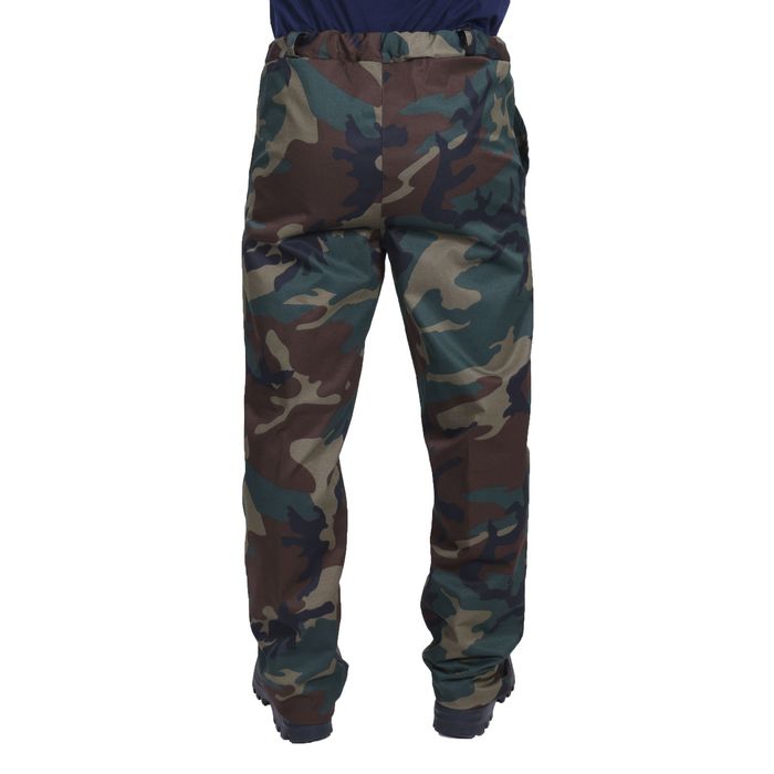 Брюки на резинке, размер 52-54, рост 170-176 см, цвет зелёный