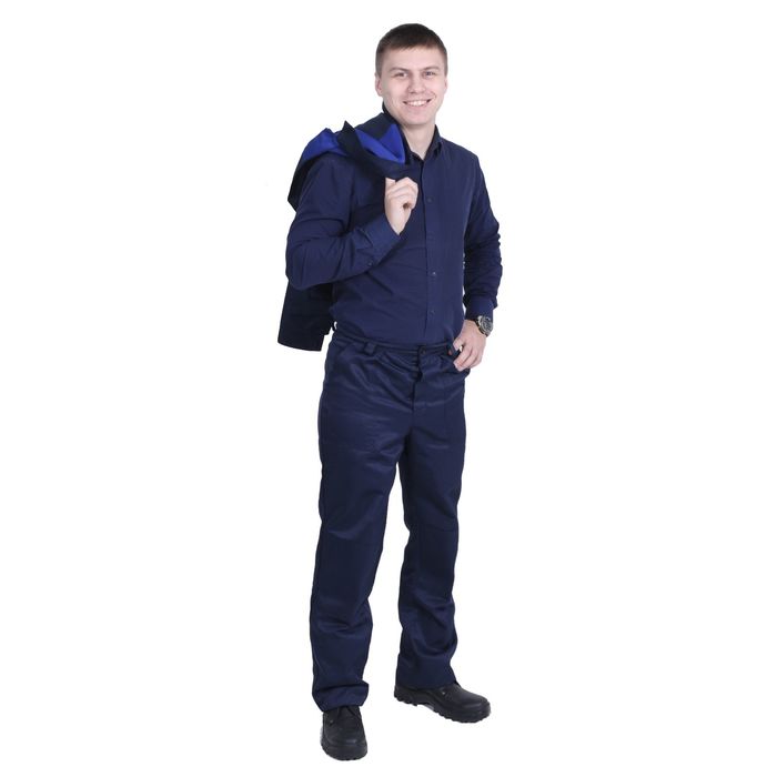 Костюм "Техник", размер 52-54, рост 182-188 см, цвет сине-васильковый