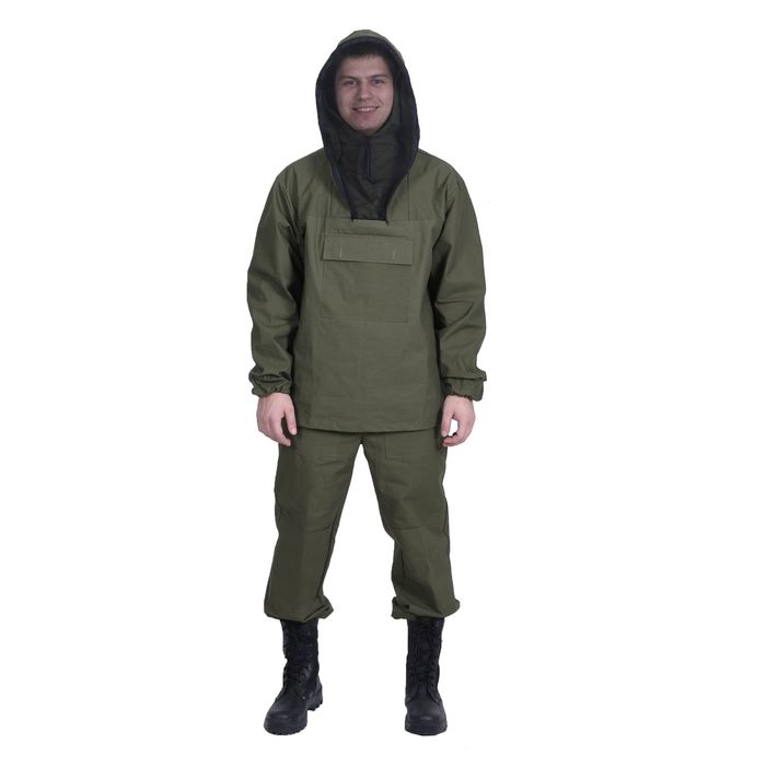 Костюм противоэнцефалитный, с сеткой, усиленный, размер 44-46, рост 170-176 см