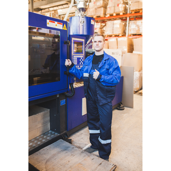 Костюм "Новатор", размер 52-54, рост 182-188 см, цвет сине-васильковый