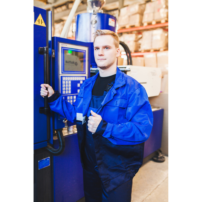 Костюм "Новатор", размер 52-54, рост 182-188 см, цвет сине-васильковый