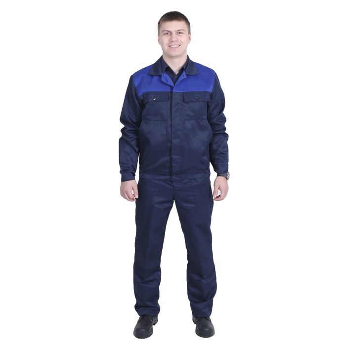 Костюм "Техник", размер 52-54, рост 170-176 см, цвет сине-васильковый