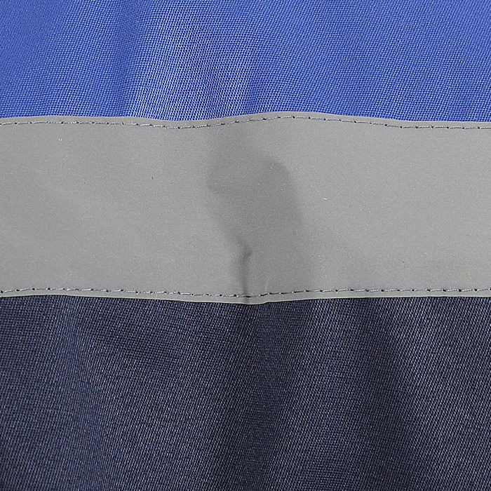 Костюм "Труженик", усиленный, размер 52-54, рост 170-176 см, цвет тёмно-синий/василёк