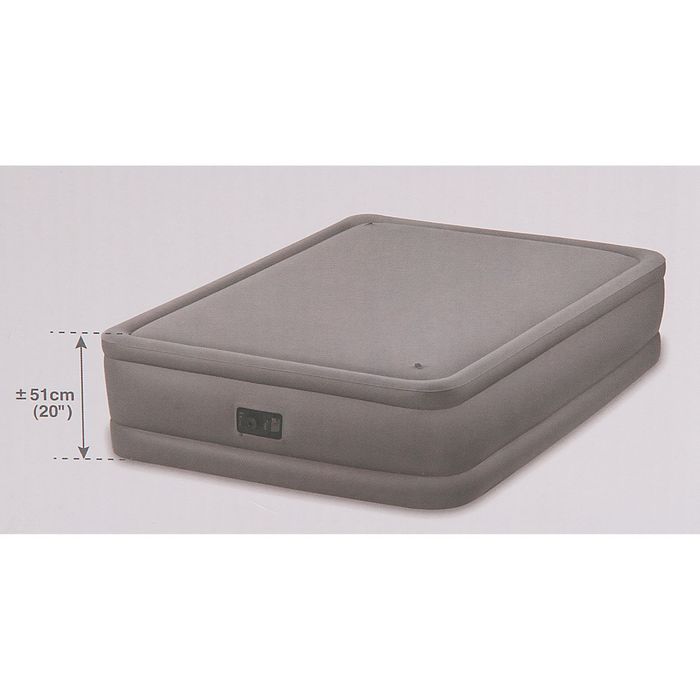 Кровать надувная Queen Foam, 152х203х51 см 64468 INTEX