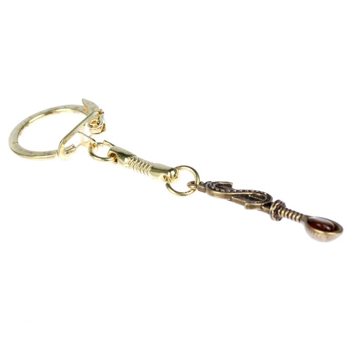 Брелок "Ложка загребушка доллар"