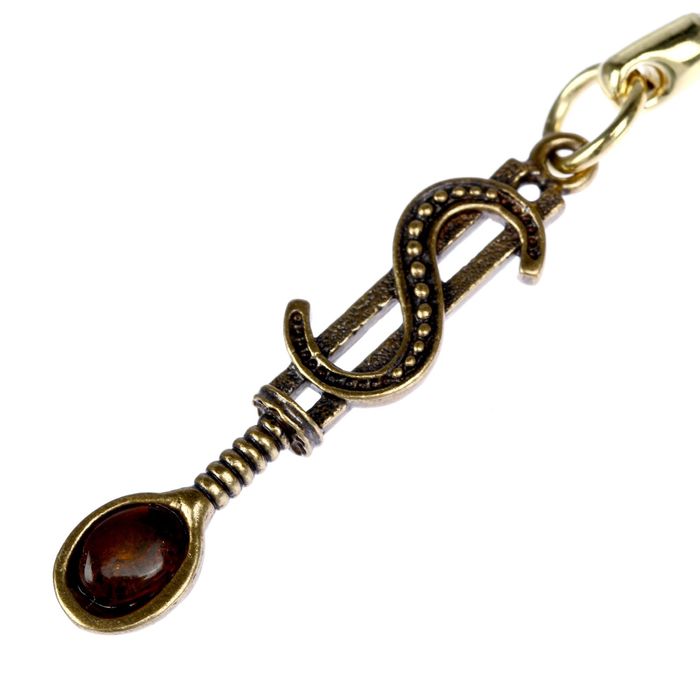 Брелок "Ложка загребушка доллар"