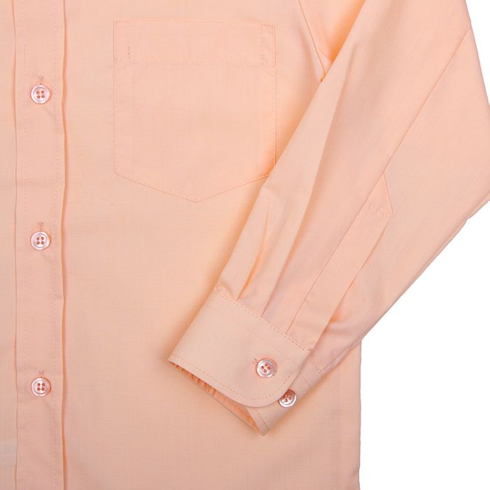 Сорочка для мальчика, рост 158-164 см (36), цвет персик 181Б-1