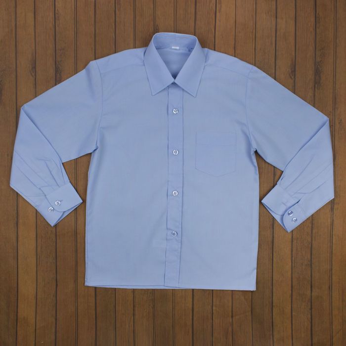 Сорочка для мальчика, рост 170-176 см (37), цвет светло-голубой 181В