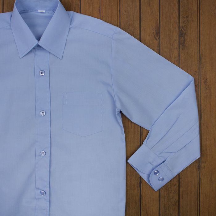 Сорочка для мальчика, рост 170-176 см (37), цвет светло-голубой 181В