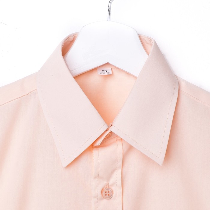 Сорочка для мальчика, рост 158-164 см (35), цвет персик 181Б