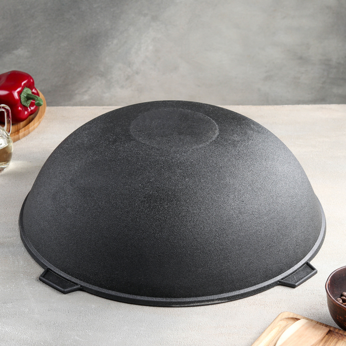 Казан 10 л "Чугунный", с четыремя ушками