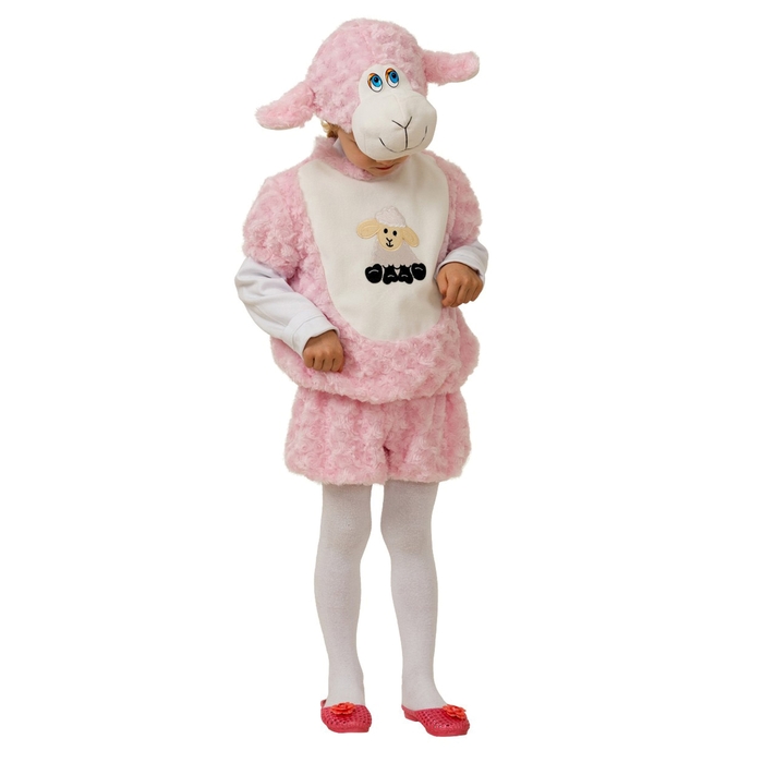 Карнавальный костюм "Овечка Зефирка", рост 110 см (247-28)