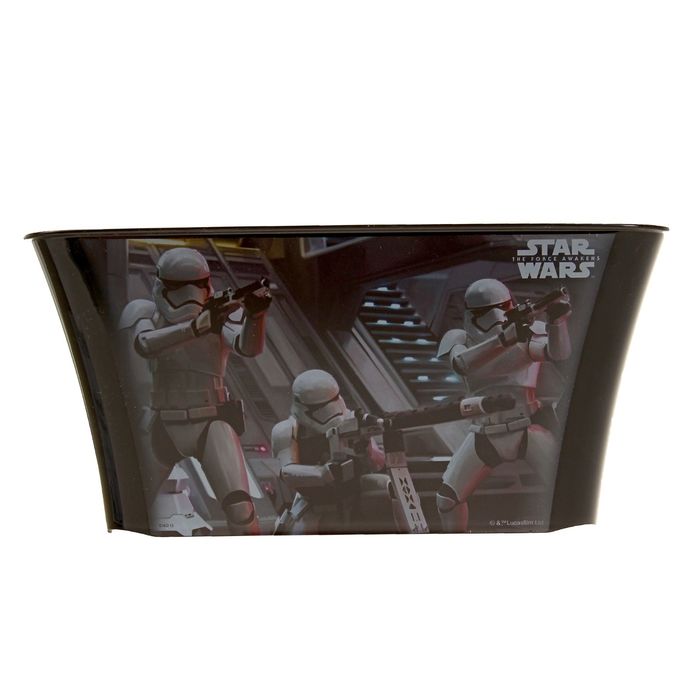 Корзина для игрушек "Звёздные войны" 5 л, цвет чёрный