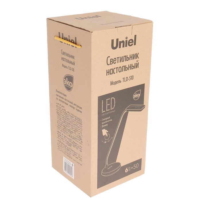 Светильник настольный "Варлей", диммер, белый, LED