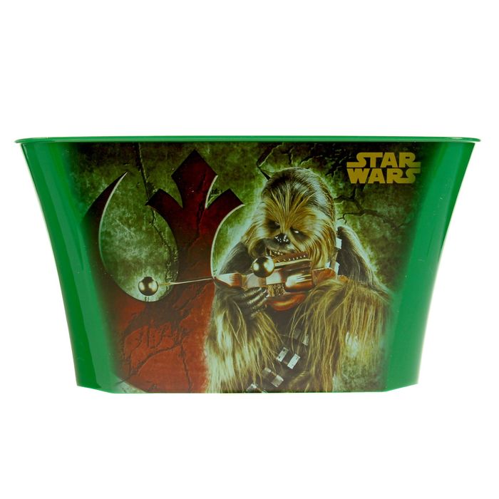 Корзина для игрушек "Звёздные войны", 11 л, цвет зелёный