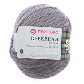 

Пряжа "Северная" 30% ангора,30% п/тонкая шерсть,40% акрил объёмный 50м/50гр (174-Стальной)
